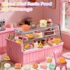 100 Pcs Mystery Food Blind Bags: Mini Resin Food Figures Bulk, Miniature Snacks and Desserts Charms, Mystery Bag Collectible for Fairy Garden, Resin Craft, Cake Dcor Gift Surprises view 4
