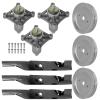 Powersports Replacement Parts for 54" Deck Spindle Pulley Blade Rebuild Kit for Husqvarna GT2254 54" Deck Mod-C33C-41699 view 1