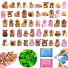 100 Pcs Mini Capybara Blind Bags: Glow and Matte Resin Capybara Figures Bulk Mystery Bag, Mini Figurines for Fairy Garden, Resin Craft, Home Dcor, Collectible Gifts Holiday Surprises view 1