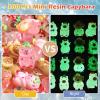 100 Pcs Mini Capybara Blind Bags: Glow and Matte Resin Capybara Figures Bulk Mystery Bag, Mini Figurines for Fairy Garden, Resin Craft, Home Dcor, Collectible Gifts Holiday Surprises view 3
