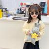 GFYFJXJT Kids Plush Bunny Backpack, Cute Rabbit Shape Coin Purse for Girls & Boys, Children's Novelty Cosplay Accessory Bag for Toddlers-Grey view 3