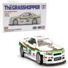 1:64 Diecast Model Car Compatible with Nissan Skyline GT-R (R34) Tamiya X Kaido House The Grasshopper V1 White Limited Edition by Kaido House x Mini GT KHMG167 view 1