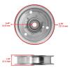Powersports Replacement Parts for Deck Pulley for Bad Boy Rogue 2019-2023/033-6001-00 280-850 30224 Mod-C33C-31814 view 2