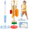 Dreamon Wooden Toddler Cleaning Set - 10Pcs Kids Cleaning Toy Set with Real Working Kids Spray Mop, Montessori Cleaning Toys with Broom and Mop Set for Toddlers Girls Boys Age 3-6 view 1