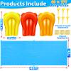 40 * 7Ft Extra Long n Width Slip Water Slide, Heavy Duty Lawn Water Slides and 3 Bodyboards 6 Stakes, Summer Outdoor Water Toys for Kids Teens and Adults Backyard Beach Swimming Pool Party view 2