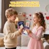 24 Pack Valentines Day Cards for Kids School Classroom with Space Painting DIY Craft Kits, Valentines Day Gifts for Kids Classroom Exchange Valentines Party Favors & Prizes Gifts for Boys Girls view 2