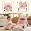 Wiqins Wooden Baby Push Walker, 10-in-1 Baby Walker Toys with Wheels for Toddlers 18 Months, Detachable Montessori Activity Board Toy & Storage for 1 Year Old Boys Girls Learning to Walk view 2