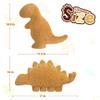 Aiideals Dino Nugget Pillow for Birthday Gifts, Chicken Dino Nuggets Plush Pillow Stuffed Animals Funny Valentines Gifts for Teen Boys Girls (Small, 2Pcs) view 4