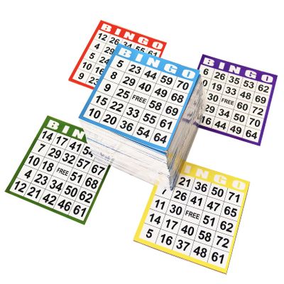 SEETOOOGAMES Bingo Paper Game Cards - 1 on Card - 1000 Sheets (200 Books of 5 Sheets)