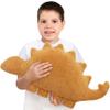 Aiideals Dino Nugget Pillow Funny Birthday Gifts for Boys Girls, Chicken Dino Nuggets Plush Pillow Stuffed Animals Fun Dinosaur Valentines Gifts for Teens Boyfriend Girlfriend (Large, Kentrosaurus) view 1
