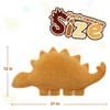 Aiideals Dino Nugget Pillow Funny Birthday Gifts for Boys Girls, Chicken Dino Nuggets Plush Pillow Stuffed Animals Fun Dinosaur Valentines Gifts for Teens Boyfriend Girlfriend (Large, Kentrosaurus) view 4