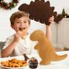 Aiideals Dino Nugget Pillow Plush Valentines Day Gifts for Boyfriend Girlfriend Women Wife, Chocolate Food Pillows Funny Dinosaur Stuffed Animals Birthday Gifts for Boys Girls (Small, Kentrosaurus) view 3