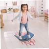 Toddler Balance Board Plastic Wobble Board for Kids with NonSlip Surface for Indoor Play Motor Skills Sensory Development Toy Dark Blue view 3