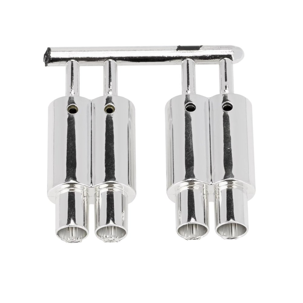 for Traxxas for Tamiya for Hsp for Hpi for Kyosho 1/10 Dual-Outlet Exhaust Pipe Tailpipe Decoration Parts RC Vehicles Parts