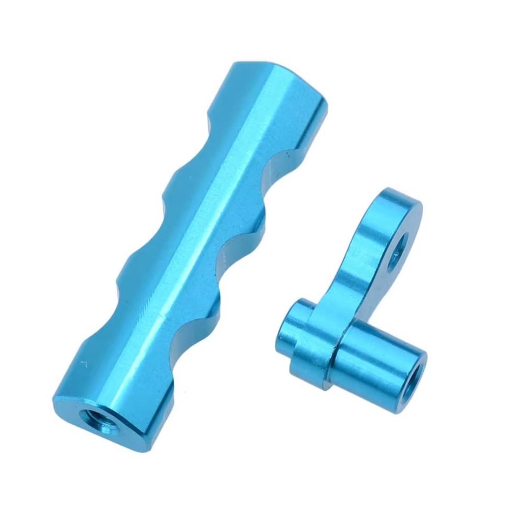 Rc Car Parts For HSP 94103 94107 94111 94123 94124 94112 94113 94170 1/10 Aluminum Mount RC Car Upgrade Repairs Replacements Accessories(Blue)