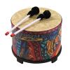 10-Inch Portable Bass Drum  Ethnic-Style Wooden Percussion Instrument for Beginners  Ideal for Music Education & Rhythm Practice (10 Inch Ethnic Style) view 1