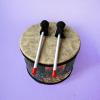 10-Inch Portable Bass Drum  Ethnic-Style Wooden Percussion Instrument for Beginners  Ideal for Music Education & Rhythm Practice (10 Inch Ethnic Style) view 4