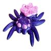 5-Pack of Orchid Flower Spider Collectible Figurines - Articulated Purple Poseable Spiders | Creepy Cute Desk Dcor | Unique Displays - 3D Printed in Canada view 1