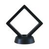 10pcs Square 3D Floating Display Case Display Frame Holder Box Case Stand Home Decoration(10Pcs-black,11x11x2cm) view 1