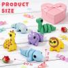Cessfle Mini 3D Printed Animals Valentines, 3D Printed Valentines for Classroom, Valentine Day Party Favors Toys Classroom School Prize Rewards Gifts Exchange for Kids Boys Girls (25PCS- (No Magnet)) view 2