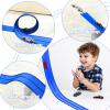 ARSUNOVO Flex Track 15 Ft Starter Set | Classic Long Design, with a Roll-Up Portable Structure to Create a Versatile DIY Racetrack, Blue view 2