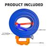 ARSUNOVO Flex Track 15 Ft Starter Set | Classic Long Design, with a Roll-Up Portable Structure to Create a Versatile DIY Racetrack, Blue view 3