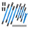 for Traxxas for Summit for Revo 3.3 1/10 8pcs Metal Push Rod Toe Links Turnbuckle RC Car Upgrade Parts Accessories RC Vehicles Parts(Blue) view 3