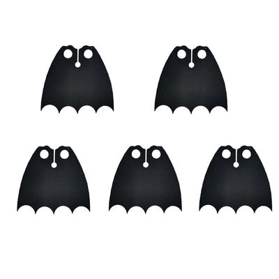 BASEPLATES Building Block Figure Accessory Black Cape (cape081-0)