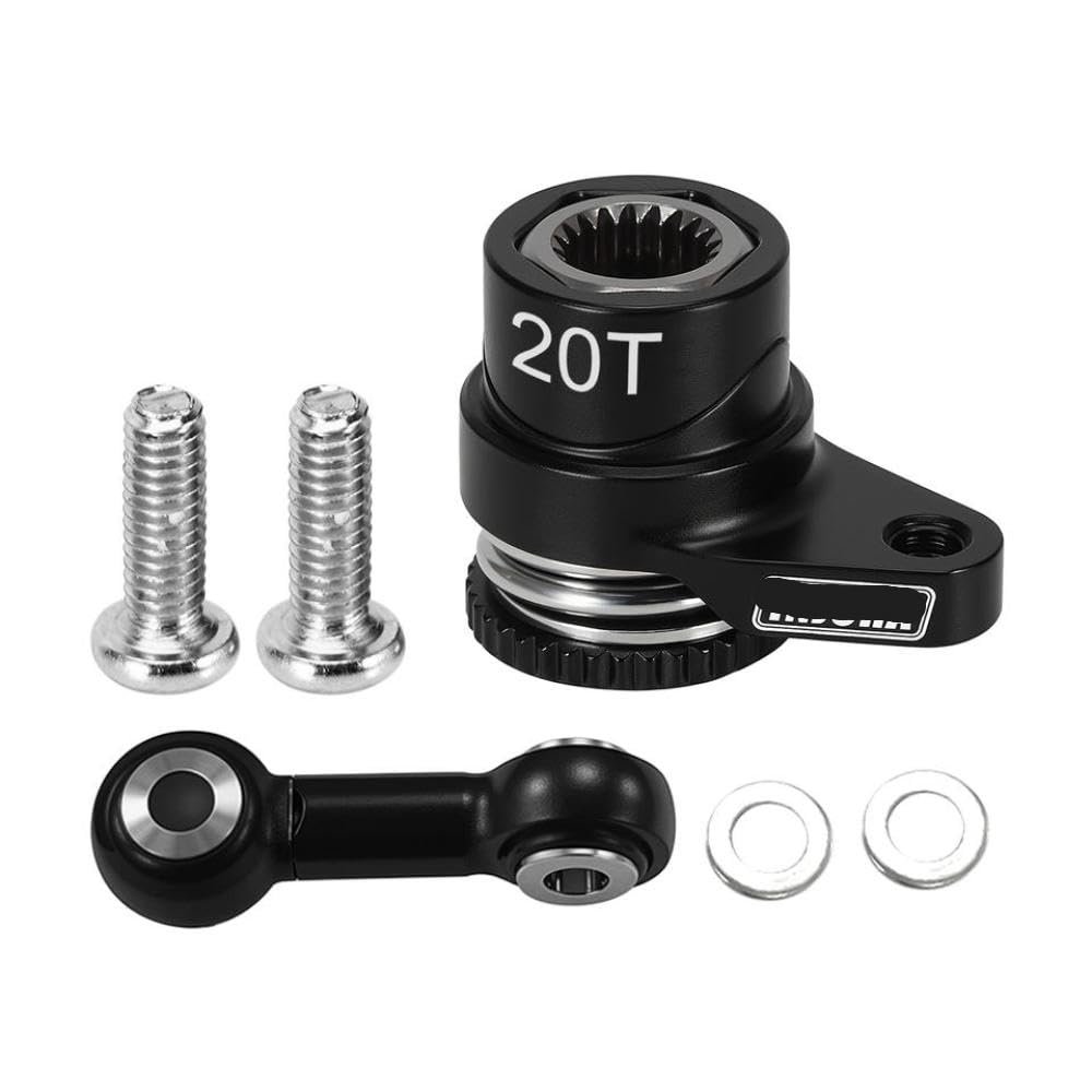 WYCZCFIS Universal Aluminum Servo Saver Set Compatible with Mojave GROM GROM 1/12 NASCAR 20T