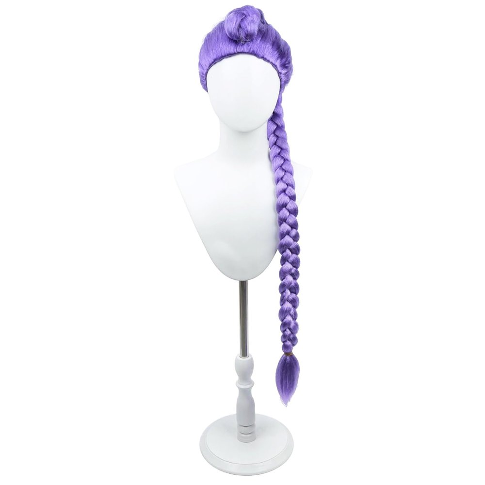 incohair Long Purple Braided Hair for women, Synthetic braiding hair for Halloween Party Use