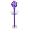 incohair Long Purple Braided Hair for women, Synthetic braiding hair for Halloween Party Use view 4