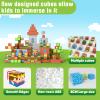 BRISTLIX 200 PCS Magnetic Blocks Magnetic Building Blocks, Magnet Toys for Kids 3+, Multicolor STEM Learning Toys (School/Home), Birthday for Boys & Girls, Strong Magnets Cubes (Castle) view 3