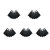 BASEPLATES Building Block Figure Accessory Black Cape (cape085-0) view 1