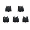 BASEPLATES Building Block Figure Accessory Black Cape (cape089-0) view 1