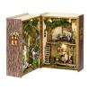 3D Wooden Dollhouses Craft Model  Handmade Mini Magic-Cubes, Free Paper-Cut Accessories, Creative Design | DIY Kit for Hobby Makers and Decorative Display view 1