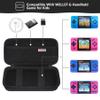 Supmay Carrying Case Compatible with WELLSTG/ for GuaiyeyeAP Handheld Game for Kids -Preloaded 220 Retro Video Games, Portable Gaming Player Storage Holder Travel Bag with Mesh Pocket, Black view 2
