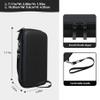 Supmay Carrying Case Compatible with WELLSTG/ for GuaiyeyeAP Handheld Game for Kids -Preloaded 220 Retro Video Games, Portable Gaming Player Storage Holder Travel Bag with Mesh Pocket, Black view 3