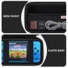 Supmay Carrying Case Compatible with WELLSTG/ for GuaiyeyeAP Handheld Game for Kids -Preloaded 220 Retro Video Games, Portable Gaming Player Storage Holder Travel Bag with Mesh Pocket, Black view 4