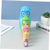LALADEFIEE 5Pcs Wooden Owl Pattern Russian Nesting Dolls Matryoshka for Bright Animal Stacking Safe Educational Decor view 3