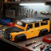 1/10 RC Car Hard Body Shell Kit for 313mm Wheelbase D110 Defender RC Crawler Truck, Compatible with Axial SCX10 90046, TRX4, CC01, Capra (275MM Orange) view 3