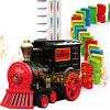 chikro Domino Train Toys Games for Kids - Automated Dominoes-Placing Model Train for Toddlers Age 3-4 Montessori Toys for 3-4 Year Old boy view 1
