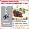 chikro Domino Train Toys Games for Kids - Automated Dominoes-Placing Model Train for Toddlers Age 3-4 Montessori Toys for 3-4 Year Old boy view 3