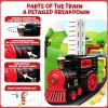 chikro Domino Train Toys Games for Kids - Automated Dominoes-Placing Model Train for Toddlers Age 3-4 Montessori Toys for 3-4 Year Old boy view 4