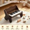 AiJoy Kids Piano Keyboard, 25 Keys Digital Piano for Toddlers Kids, Mini Music Educational Instrument Toy, Wood Gift for Children Girls Boys, Volume Adjustable view 2