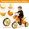 NMM Dinosaur Tricycle for Toddlers, Kids Trike with Music, LED, Tricycles for 3-5 Year Olds, for Rider, Big Wheel, Storage Basket, Horn, Toddler Bike for Boy, Dinosaur Toys for Kids 2-4 4-7 view 2