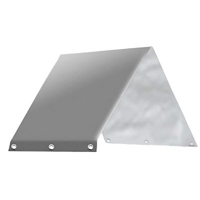 52 in X 89 in (1.3 M X 2.3 M) Playset Tarp Canopy Replacement Cover Swing, Sunshine Resistant, Outdoor Grey Color Features Design Dual-Sided, Oxford Fabric Waterproof, Easy Installation