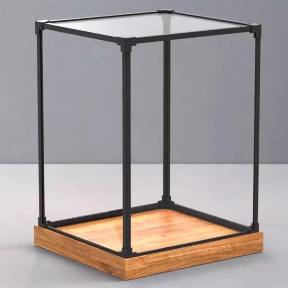 Small Dustproof Acrylic Display Case, Transparent Storage Box for Dolls/ Action Figures/ Collectibles, Square Clear Acrylic Display Box(20x20x55cm(8x8x22in))