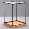 Small Dustproof Acrylic Display Case, Transparent Storage Box for Dolls/ Action Figures/ Collectibles, Square Clear Acrylic Display Box(20x20x55cm(8x8x22in)) view 1