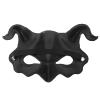 Devil Half Face Mask - A Detailed PU Leather Mask for Halloween and Cosplay. view 4