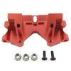 Aluminum Front Bulkhead Upgrade for 1/10 Slash VXL 2WD, Rustler VXL 2WD, Stampede VXL 2WD, Bandit VXL 2WD  Alloy Hop-Up, Replaces #2530 / #2530A (Red) view 1